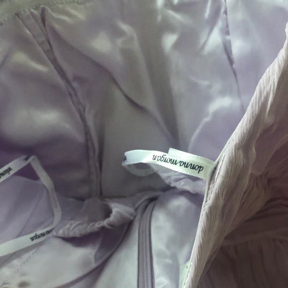 Donna Morgan Purple Silky Lined Dress - Picture 13 of 15